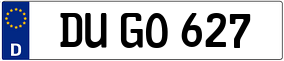 Truck License Plate